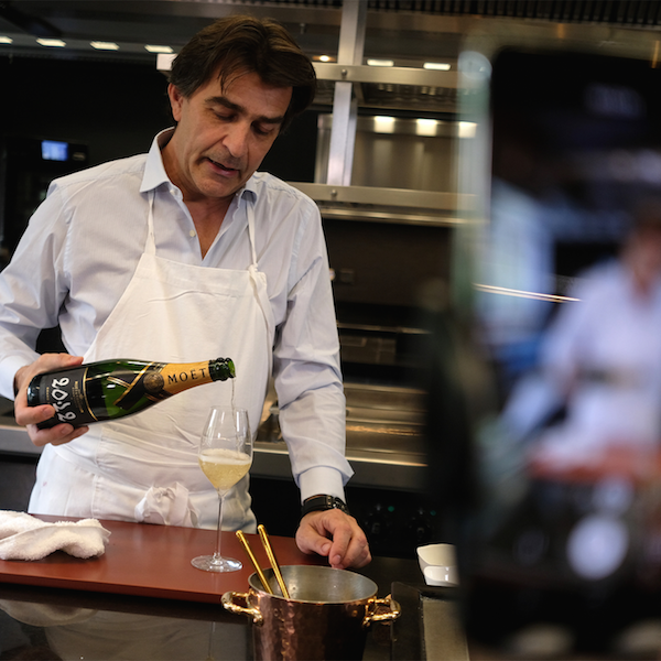 Moët & Chandon THE PERFECT MATCH Michelin Sterne-Chef Yannick Alleno