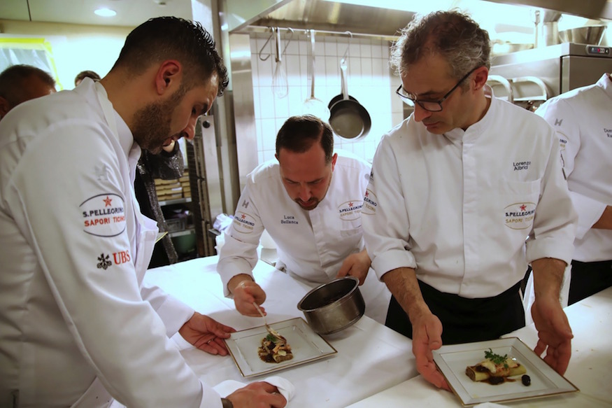 S.Pellegrino Sapori Ticino 2019 Four Seasons Geneva Les Bergues Chefs