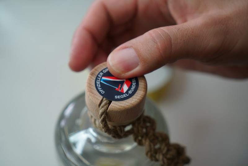 Purest Sail Gin Handmade Cork Wood Hemp Rope