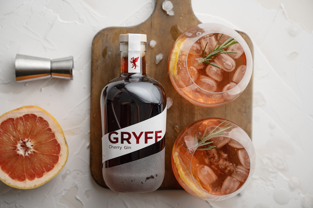 Gryff Gin Basel Dry Gin Cherry Gin Switzerland