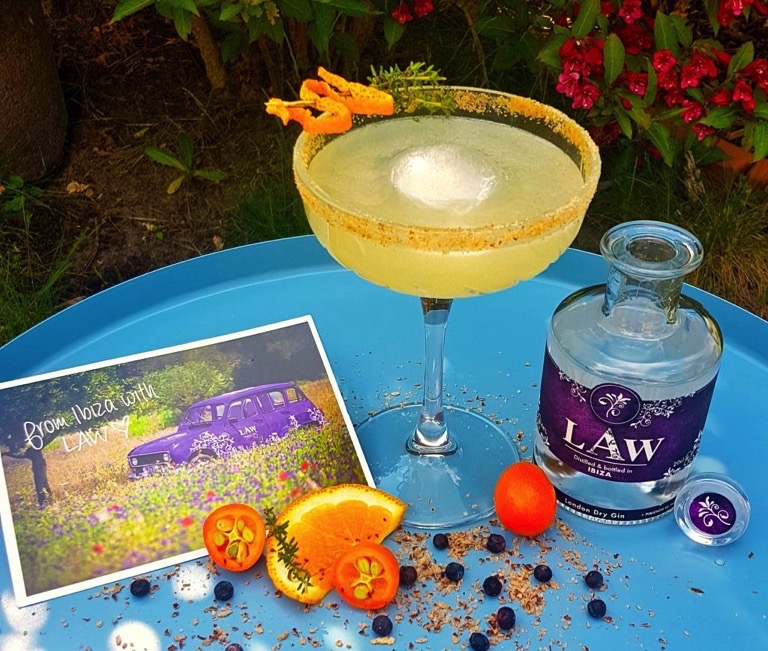 LAW Gin Cocktail LAWly Ibiza Thymes