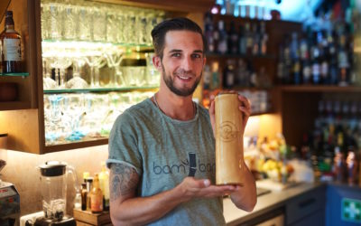 Back to Bamboo! Here comes Bambam, the world´s first cocktail shaker made of bamboo!