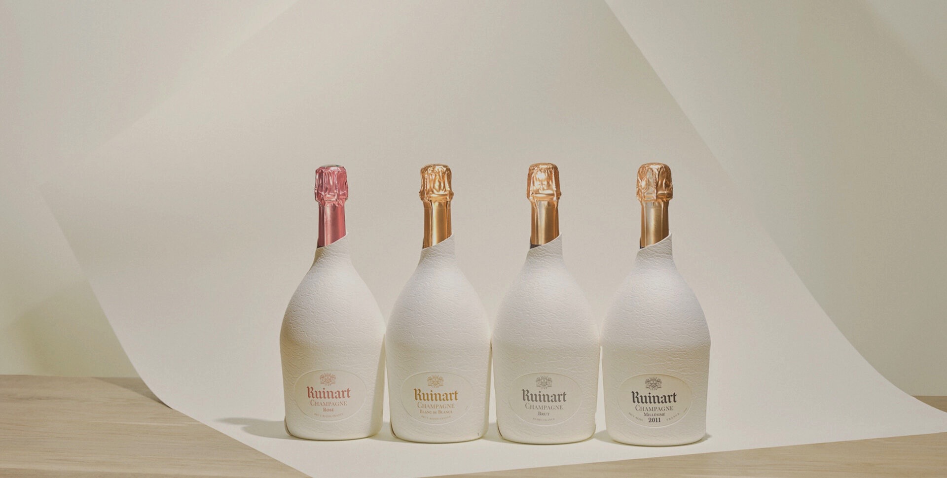 Ruinart Second Skin Champagne Blanc de Blancs Sustainable Packaging Range