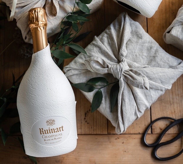 Ruinart Second Skin Champagne Blanc de Blancs Sustainable Packaging