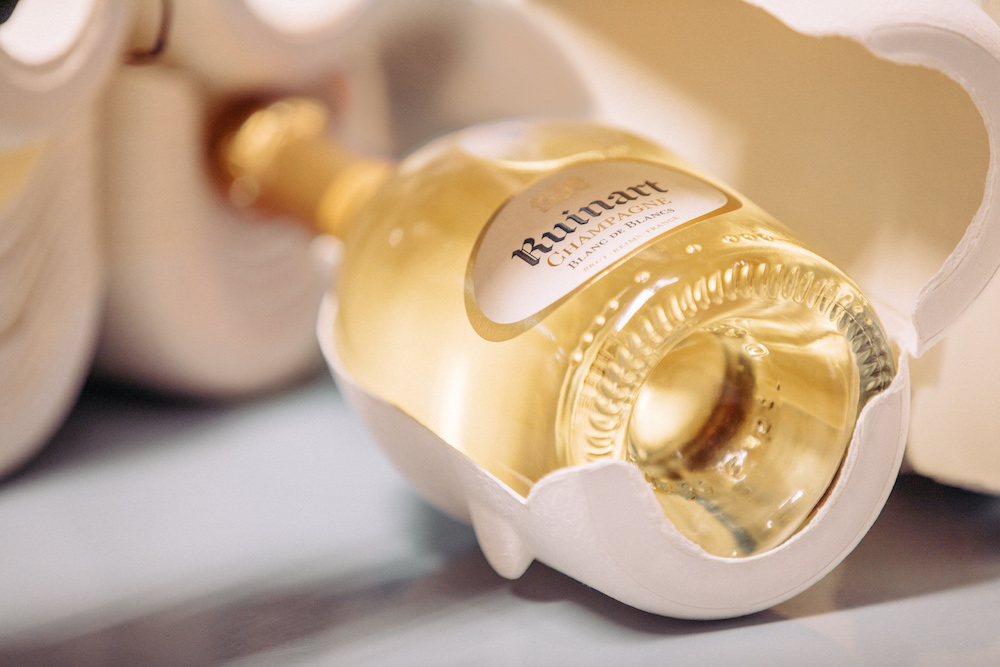 Ruinart Second Skin Champagne Blanc de Blancs Sustainable Packaging