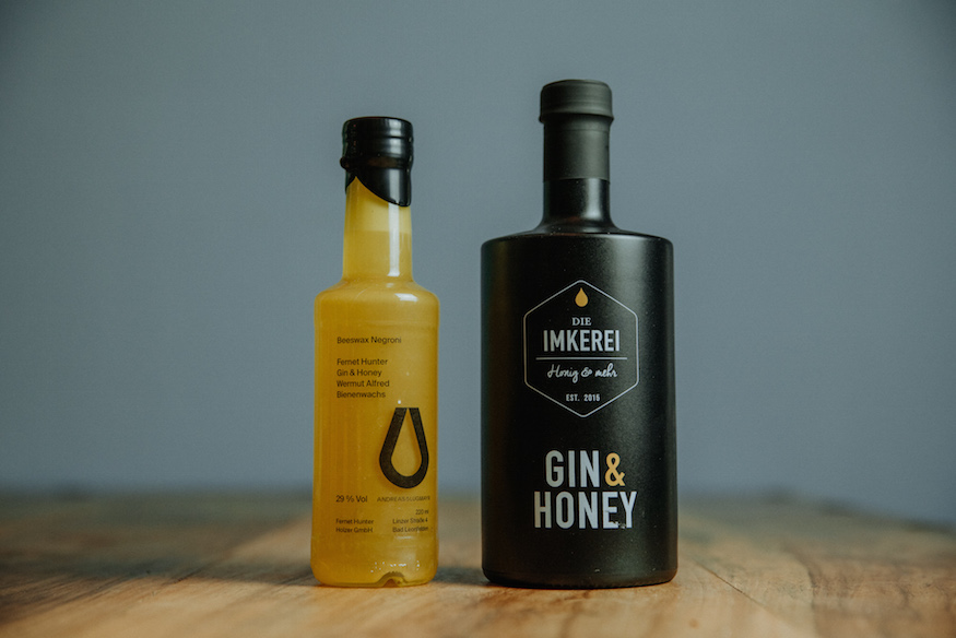 Andreas Lugmayr Bottled Cocktails Die Imkerei Gin & Honey