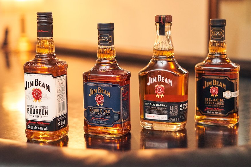 Jim Beam Bourbon Whiskey Range Copyright Photography by Angelo Kreuzberger